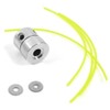ND 2 Pieces Grass Trimmer Replacement, Trimmer Head Aluminium, Thread