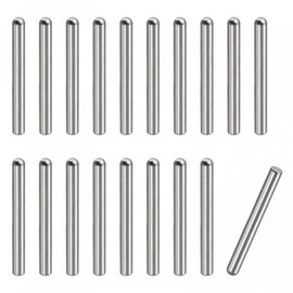 sourcing map 5x45mm Dowel Pins, 20pcs 304 Stainless Steel Round Head Flat Chamfered End Dowel Pin Bunk Bed Pins Shelf Pegs Support Shelves Fasten Elements
