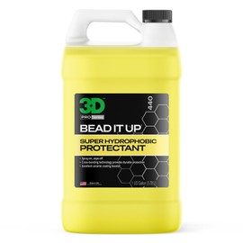 3D Bead It Up Ceramic Coating Booster Spray - Super Hydrophobic Bead Maker - Polymer Paint Protectant & Sealant 1 Gallon