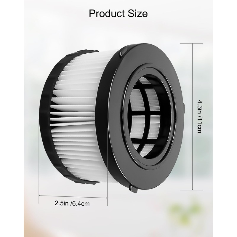 TIKSCIENCE DC5151H Filter Replacement Fit for DEWALT DC515 DCV517 DCV517B