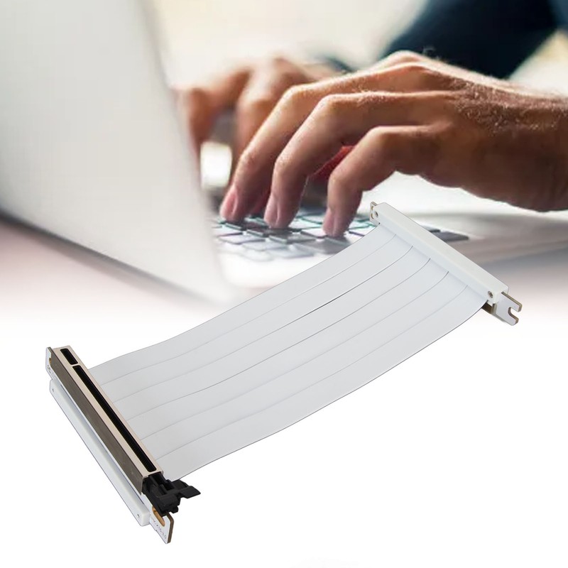 PCIE 3.0 X16 Riser Cable 180 Degree High Speed Flexible