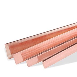 T2 99.95% pure copper bar copper sheet pure copper strip red copper strip, thickness 3/4/5mm, width 8/15/20/30/40/50mm, length 100/200/300/400mm (4x25x300mm)