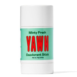 YAWN Minty Fresh Deodorant Stick | Mint & Grapefruit Scent | For Tweens | Aluminum & Baking Soda Free with Coconut Oil & Shea Butter | Free From Parabens, Sulfates & Phthalates | Made in the USA