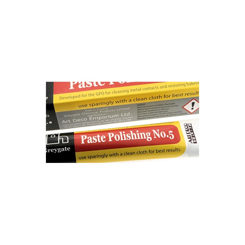 Hard Plastic and Vintage Bakelite Renovation Polishing Paste (2 tubes