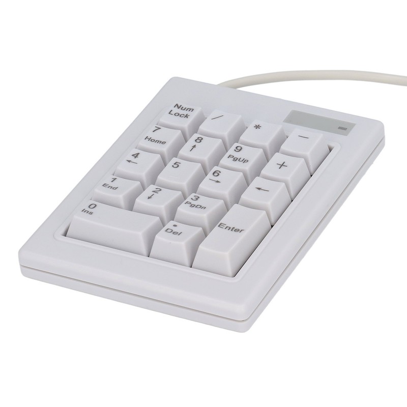 Mechanical Numpad 18 Keys Linear Action Switch USB Port Splashproof