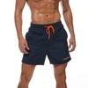 Ougelebo Swimming Trunks Men's Quick-Drying Beach Shorts with Mesh Lining,
