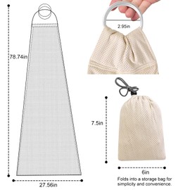 CUBY Baby Carrier Sling, Baby Carriers from Newborn Double-Ring Quick Dry Mesh Fabric Toddler Carrier Breathable Adjustable Easy Carrying Comfortable Shoulder Straps for Newborn (Mesh Beige)