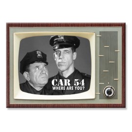 Car 54 TV Show Classic TV 3.5 inches x 2.5 inches Steel Fridge Magnet