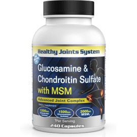 Advanced Mobility & Flexibility Support Formula with Glucosamine, Chondroitin & MSM – 240 Capsules for Active Lifestyles & Daily Wellness
