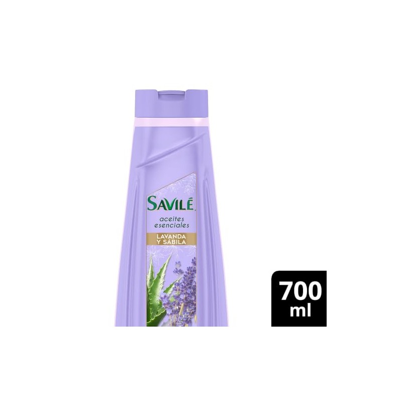 Shampoo Aceite Escencial de Lavanda 700 ml Savile