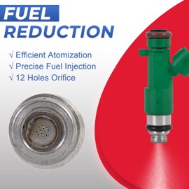 EVERESTWAY Fuel Injector 6PCS Compatible for 2007-2012 Infiniti EX35 FX 35 G35 M35 Compatible for Nissan Altima Compatible for 2008-2013 Nissan Maxima Murano Quest Rogue 2.5L 3.5L Replaces 16600JK20A