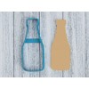 Ketchup Bottle Outline - Cookie Cutter/Sugar Cookie/Fondant/Clay (1440)