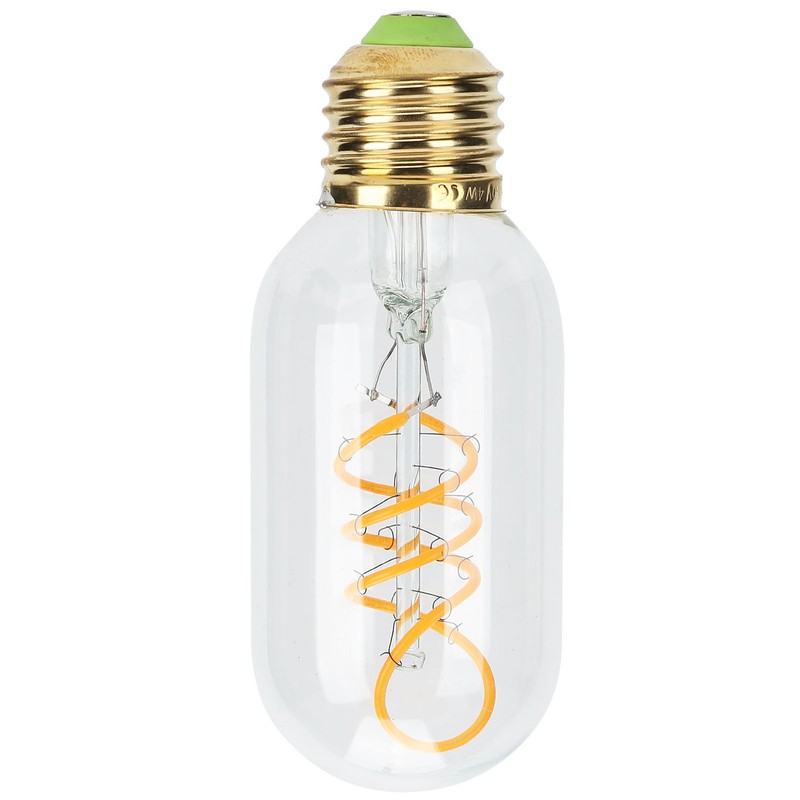 LED Bulb Double Spiral Antique Flexible Filament Retro Decoration E27