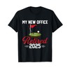 My New Office Retired 2025 Golf Retirement T-Shirt