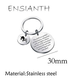 ENSIANTH The Sloth is a Symbol of (Sloth Keychain CA)