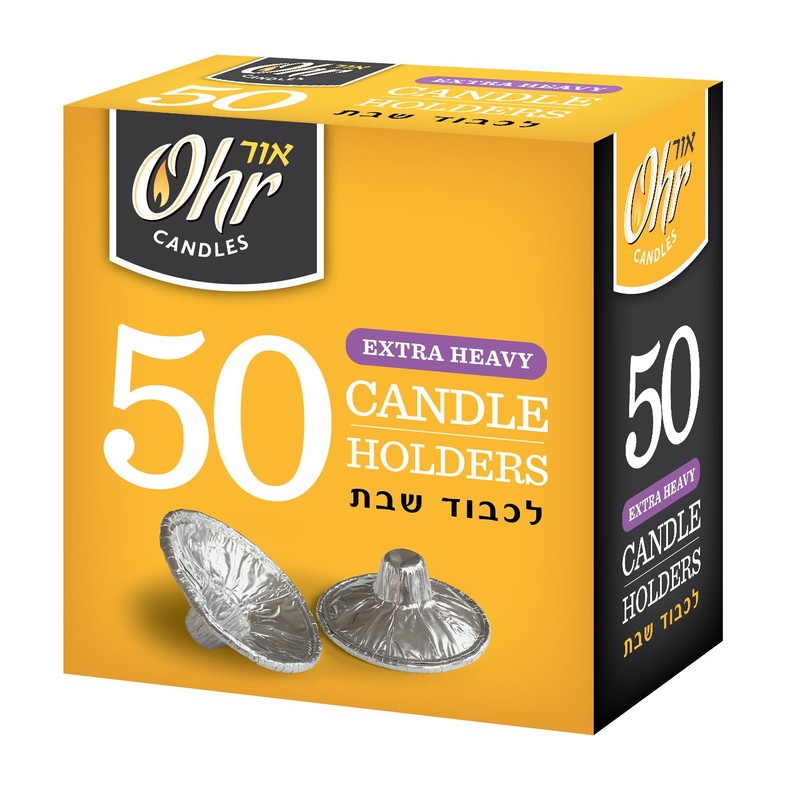 OHR Extra Heavy Disposable Aluminium Foil Candle Holder, Drip Cup
