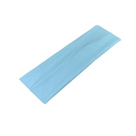 WESTEND CHOICE 7cm Wide Headbands Plain Stretchy Hairband Unisex Kylie Headband Bandeau Gym Exercise Headbands for Women & Men Soft Yoga Head Band (Light blue)