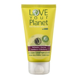 Love Your Planet Elderberry Hand Cream 75 ml Pack of 6 x 75 ml