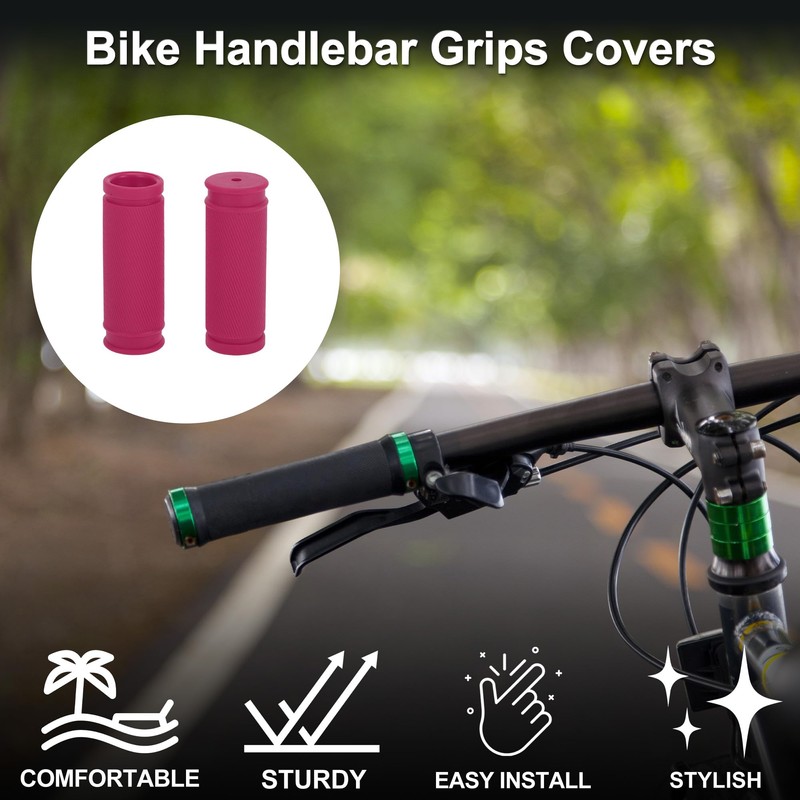 TUCKBOLD Bike Handlebar Grips Covers 85mm Long Soft | Bicycle