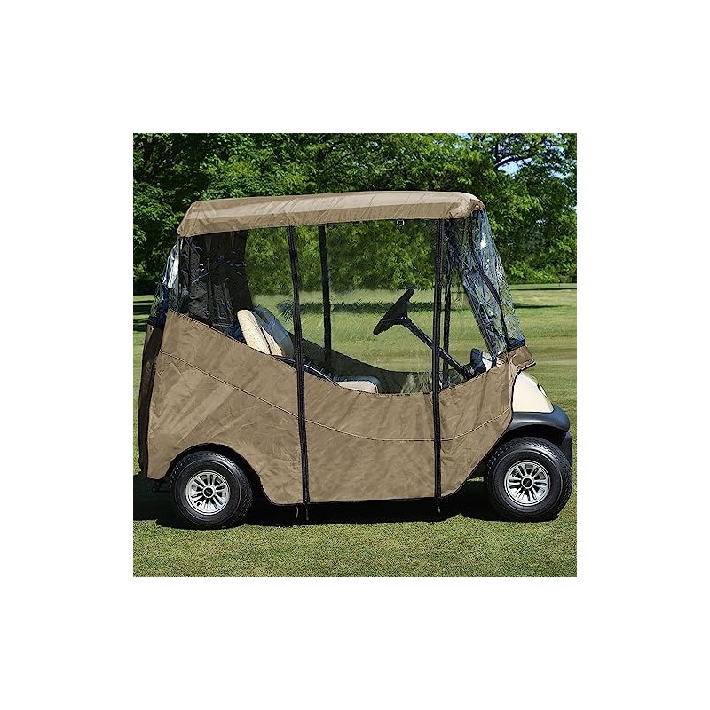JEF WORLD OF GOLF Ultimate Golf Car Enclosure - Tan