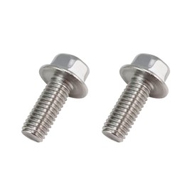 Kitaco 0900-082-03002 Flanged Hex Bolt (Stainless Steel) M8 x 20/P1.25 General Purpose 2 Pieces