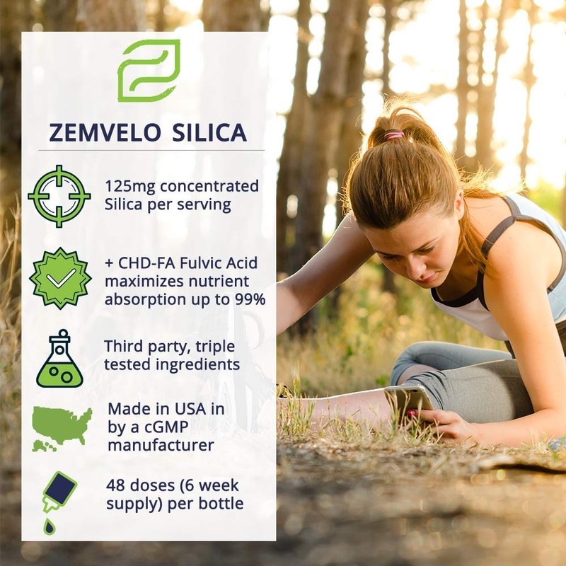 Liquid Ionic Silica - Hair, Skin & Nails Nutrition |