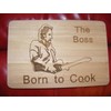 Bruce Springsteen The Boss Born to Cook Gift Wooden Chopping