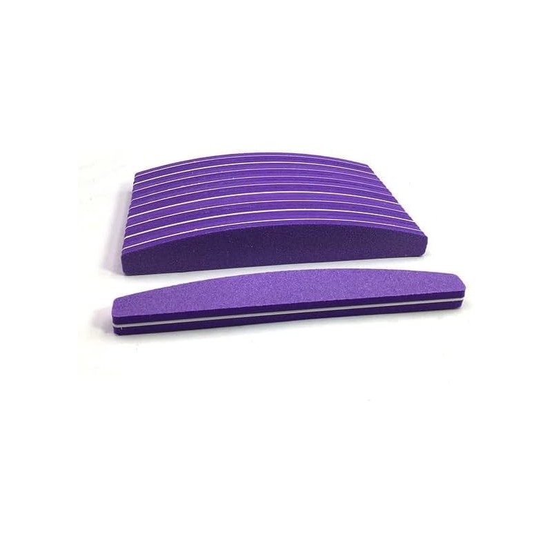 10 PEZZI SQUADO Buffer per Unghie, Doppio Lima Lato, Lime