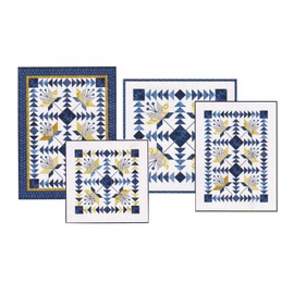 Calico Carriage Quilt Designs Geese in The Lillies Pattern, 6 x 9