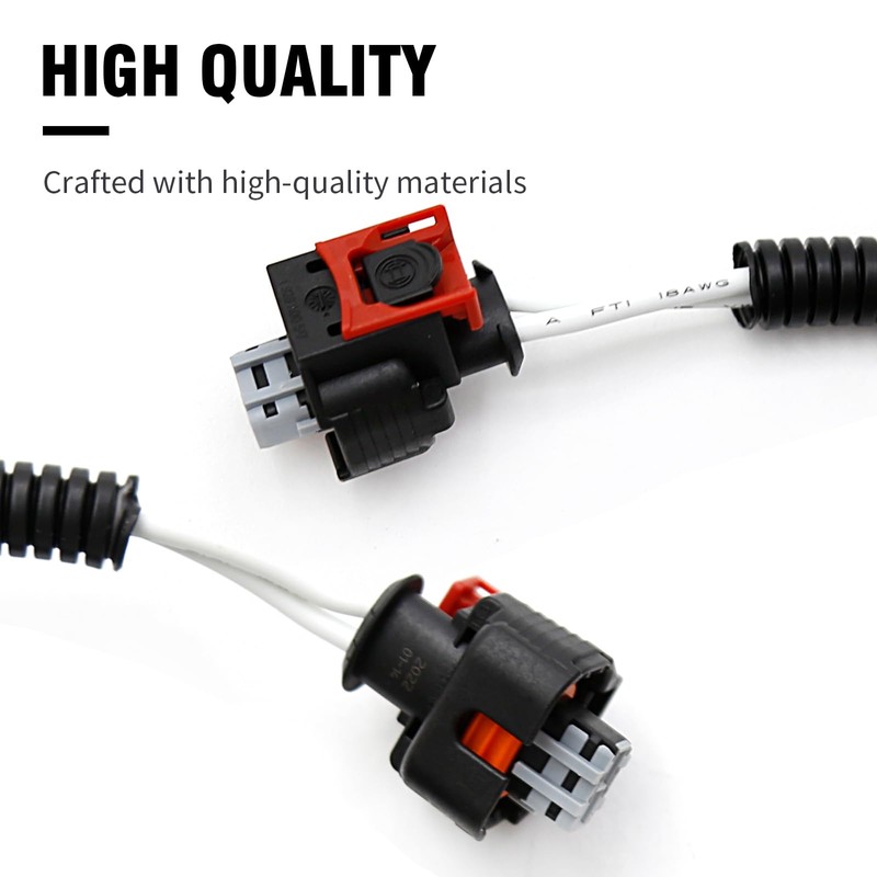 Hoypeyfiy Injector Pigtail Connector PT3739 Connector Wire Plug Kit Replacement