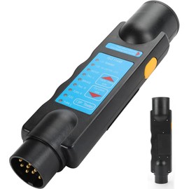 yotutun Trailer Tester, 7-Pin Plug Tester, Trailer Tester, Trailer Lighting Testing Device, Trailer Tester, Caravan Tester, Socket Circuits Tester for Tester Car, Truck