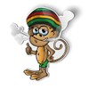 Stoner Monkey with Joint Funny - 5" Magnet for Car Locker Refrigerator