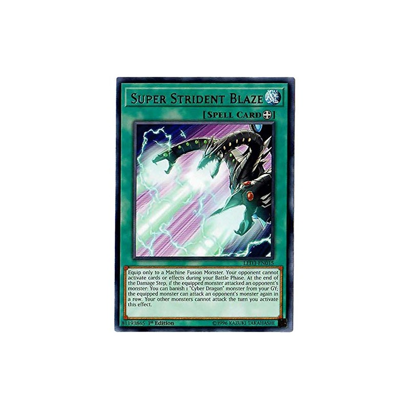 Super Strident Blaze - LED3-EN015 - Rare - 1st Edition