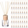 Roshtia 50 Set Reed Diffuser Bottle Empty Refillable Fragrance Glass