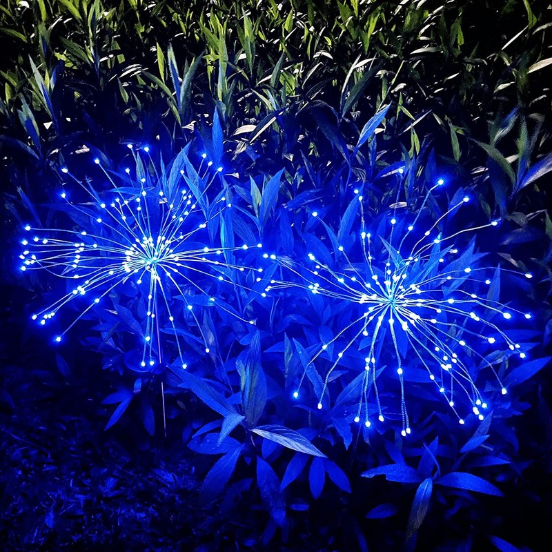 JJGoo Solar Garden Lights Solar Firework Lights, 2 Pack 150