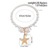 Bohemian Puka Shell Necklace For Women Layered Sequins Starfish Conch