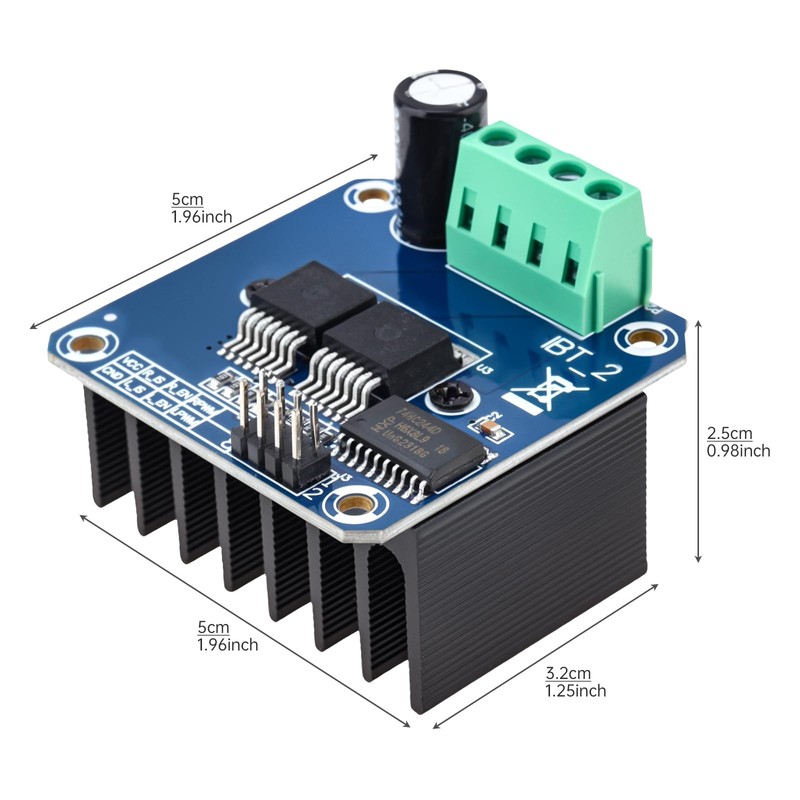 DiGiYes BTS7960 43A H Bridge High Power Motor Drive Module