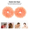 SOLUSTRE 2pcs Plush Headband Fuzzy Hair Holder Hair Elastics Pom