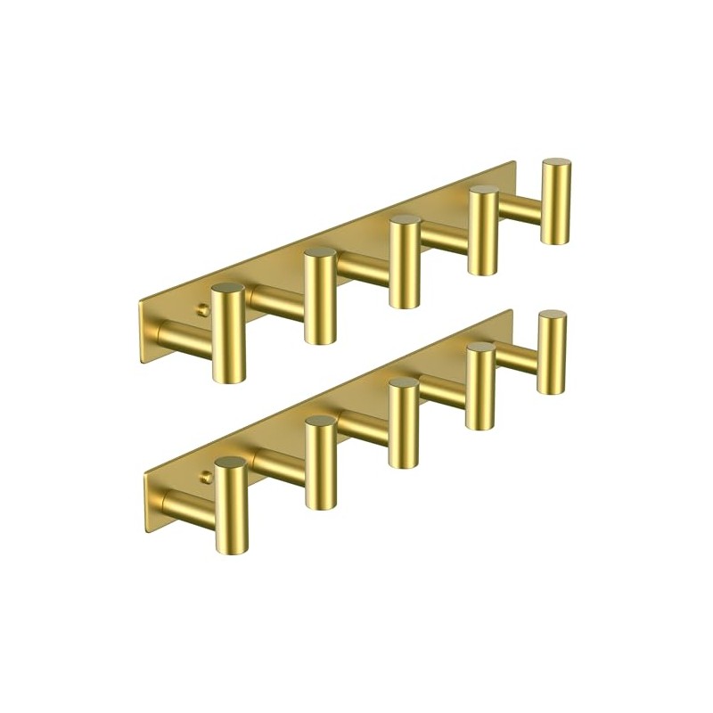 VAEHOLD Hat and Coat Wall Mount Rack - Hooks for