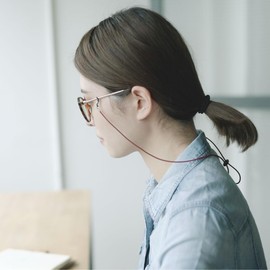 A.Y.Judie Eyeglass Cord with Adjustable Length Bordeaux s51-020 F200785