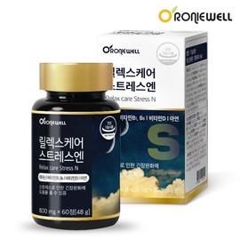 Ronywell Relax Care For Stress 800mg 60 Tablets / 로니웰 릴렉스케어 스트레스엔 800mg x 60정