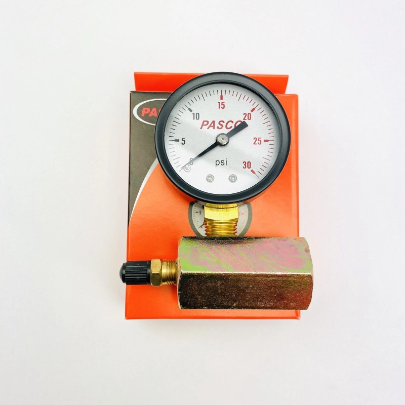 PASCO #1427 2" 30#P AIR TEST GAUGE 1/4" MPT BRASS