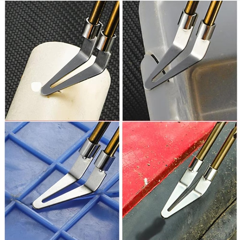YehVeh 6 Pack Plastic Welder Smoothing Tip Head Plastic Welding