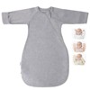 Knirose Transitional Swaddle Sack with Arms Up & Sleeves, Mitten