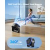 Gaiatop Small Desk Fan Rechargeable, Quiet Small Fans, Max 11.5H