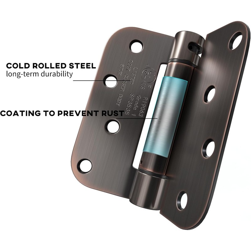 goldenwarm 4pack Door Hinges Oil Rubbed Bronze 4 Inch Self