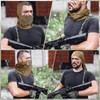 Qavctw Airsoft Balaclava Mesh Mask Full Face Tactical Breathable Mask
