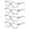 OLOMEE Large Reading Glasses Mens Oversized Wide Readers +2.50 Lightweight