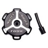 TUSK Billet Aluminum Gas Cap Black Machined for Honda CRF70F