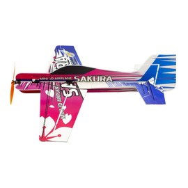 Viloga Upgrade 3D EPP Plane Sakura Aerobatic Flying Airplane, 420mm Durable Foam RC Plane Kit to Build for Adults (KIT, PP Sakura, Not Including Radio Control and Electronic Parts)